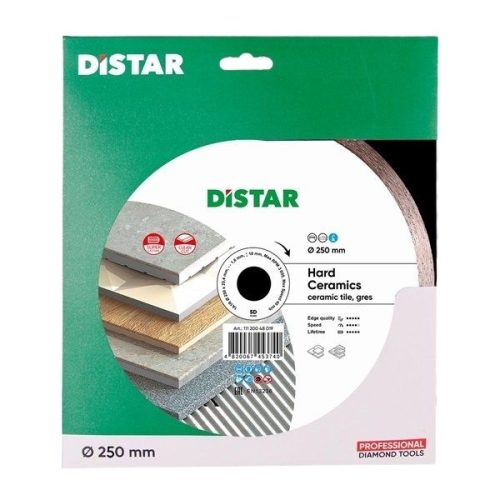 DiStar Hard Ceramics 10 inch diamond blade for wet cutting ceramic tile and porcelain gres