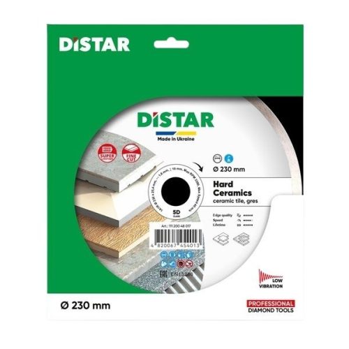 DiStar Hard Ceramics 9 inch diamond blade for wet cutting ceramic tile and porcelain gres