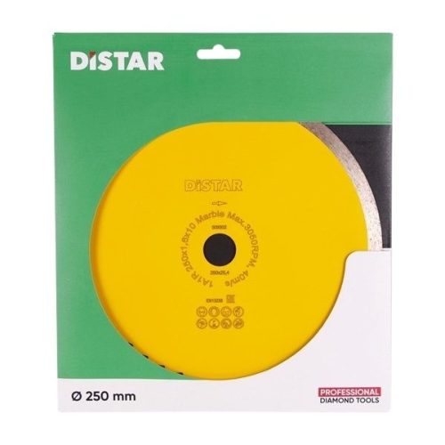 DiStar Marble 10″ diamond blade for wet cutting marble, travertine, and soft natural stone