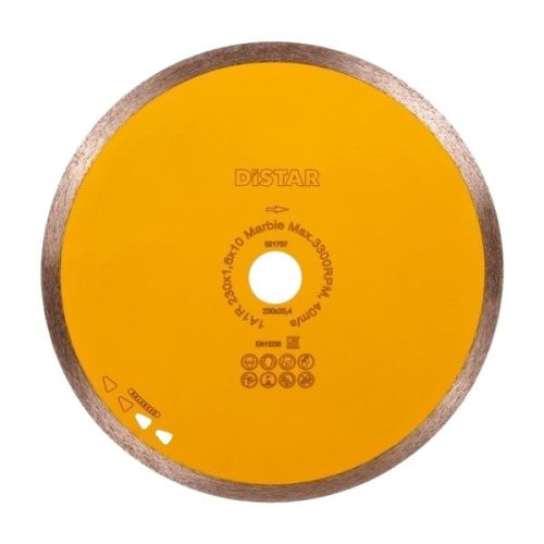 DiStar Marble 9″ diamond blade for wet cutting marble, travertine, and soft natural stone