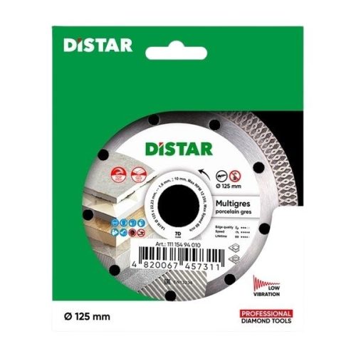 DiStar Multigres 5″ diamond blade for cutting porcelain gres, ceramic tile, and marble