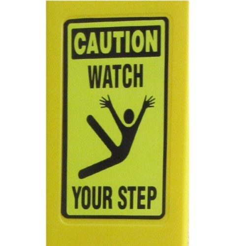 Duk Guard Caution safety sticker for corner guard