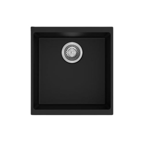 DuraGranit Single Bowl Granite Sink Black Sand