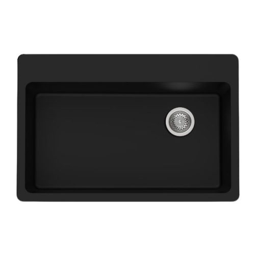 DuraGranit super single bowl granite sink in Eclipse finish