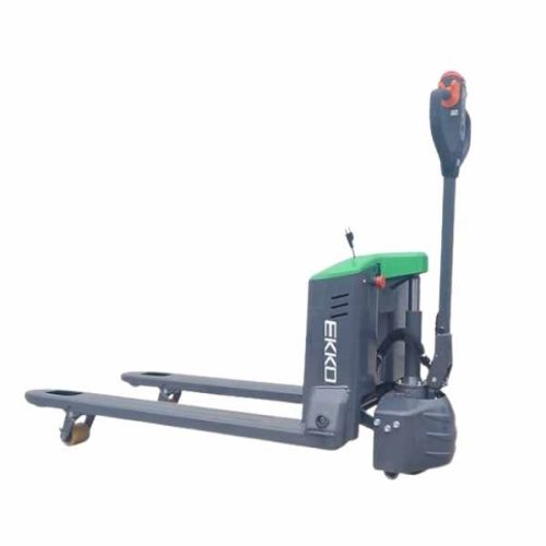 EKKO EP18JNLI full electric narrow pallet jack for warehouse material handling