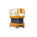 EKKO ES100E scissor aerial work platform for lifting and load transport