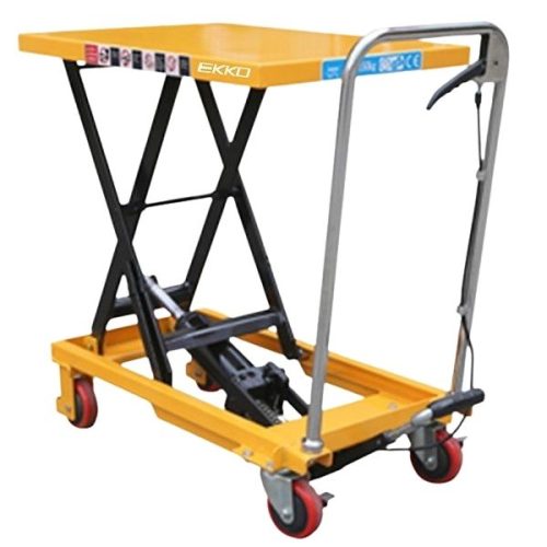 EKKO T15 scissor lift table cart for lifting and transporting loads