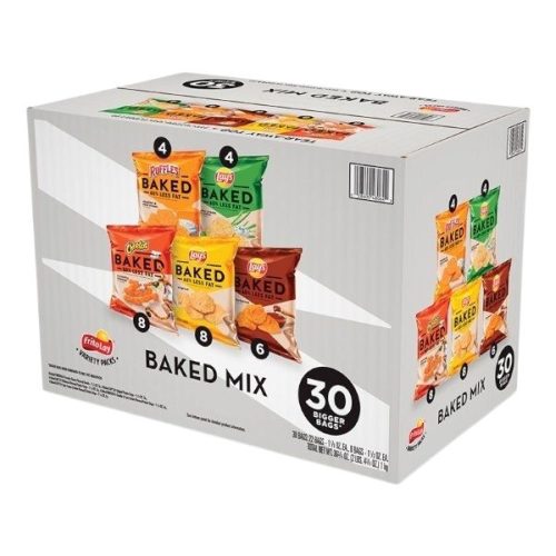 Frito Lay Baked Chip Variety Pack with assorted snack flavors