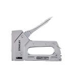 Heavy duty stapler with chrome-plated steel construction
