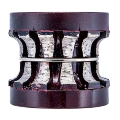 Hurricane Double Eased Router diamond tool for wet stone edge profiling.
