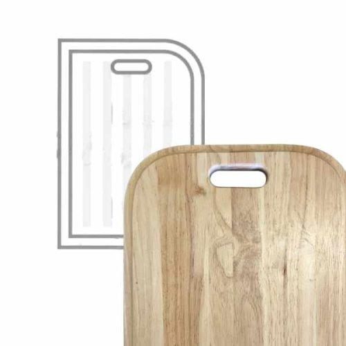 INDUS 102 wood cutting board for compatible sink models
