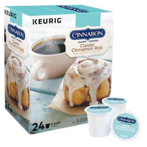 Cinnabon Classic Cinnamon Roll K-Cup Coffee 24 count box