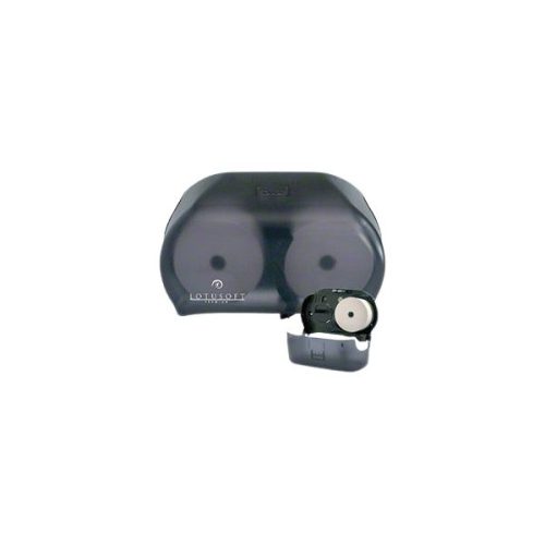 Lotusoft toilet tissue dispenser with dual roll capacity