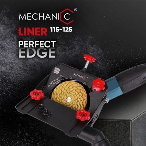 Mechanic LINER angle grinder attachment for ceramic tile edge finishing