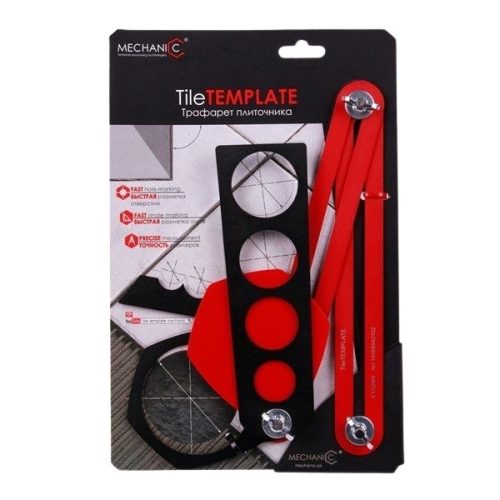 Mechanic TileTEMPLATE marking tool for porcelain gres tile layout