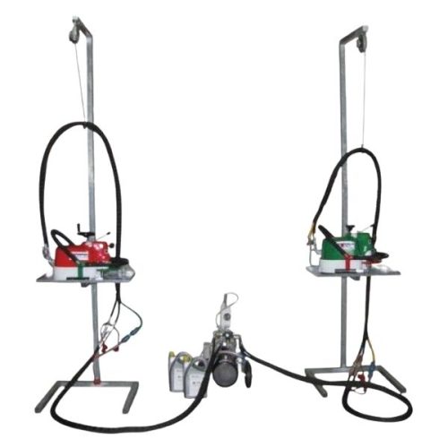 Oma Hydraulic Workstation for bowl cutting, routing, profiling, and edge polishing