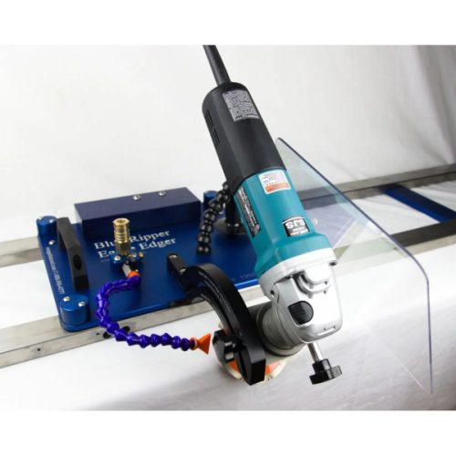 Omega Diamond Eagle Edger attachment for soft stone cutting, polishing, and profiling.