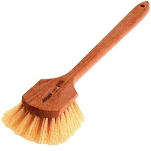 Palmyra bristle pot brush with wood block