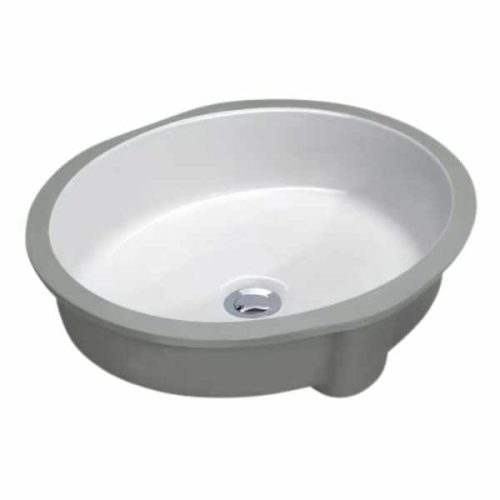 Pelican PL-1606-White ADA porcelain undermount bathroom sink