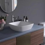 Pelican PL-3060-White Shell Series porcelain vessel sink