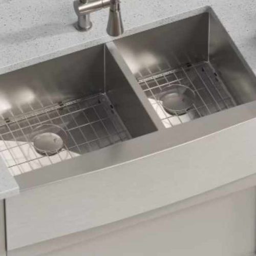 Pelican PL-HA125-R0-16g stainless steel farmhouse kitchen sink
