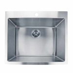 Pelican PL-LS2522-R15-16g stainless steel laundry sink