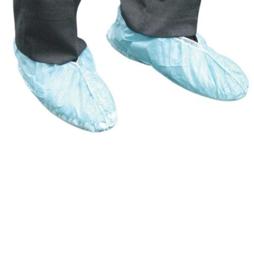 Polypropylene non-skid disposable shoe covers