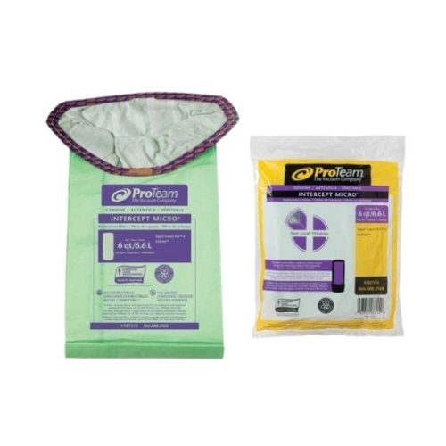 ProTeam 107314 vacuum bags for triangular 6-quart backpack vacuums