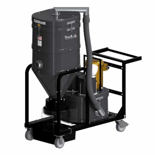 Ruwac 10HP Powerhouse Continuous Duty Vacuum for industrial dust collection