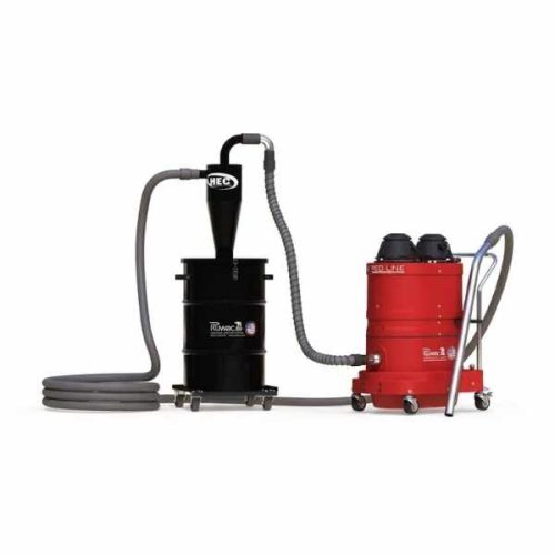 Ruwac Compact Vermiculite Removal System for attic material removal