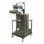 Ruwac propane powered industrial vacuum with 17HP Kawasaki engine