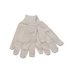 Safety Zone cotton canvas gloves with knit wrist cuff