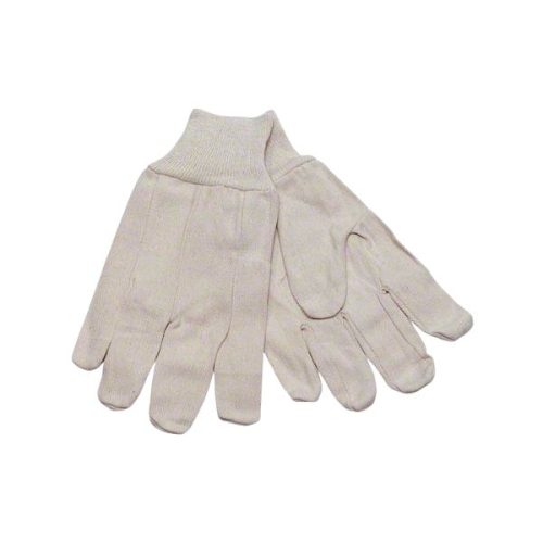 Safety Zone cotton canvas gloves with knit wrist cuff