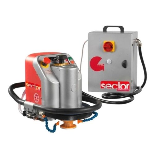Sector triple speed stone router machine for stone profile work