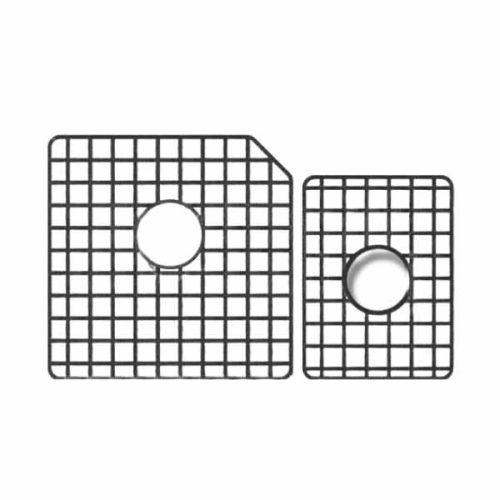 SIS-G-Z204 stainless steel sink grid for Zero Edge 1-3/4 double bowl kitchen sink