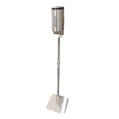 Stainless steel dispenser stand for electronic touchless hand soap and gel sanitizer