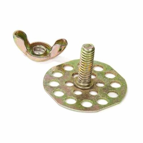 Stone sink stud with wing nut for undermount sink installation