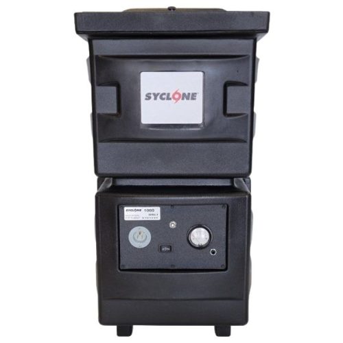 Syclone black CFM negative air machine for indoor air filtration