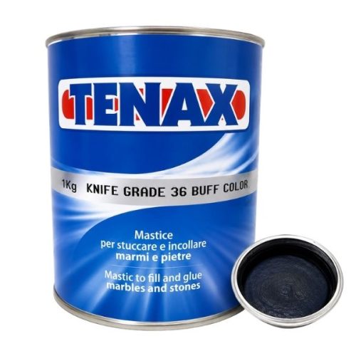 Tenax Black Knife 1 Qt polyester mastic adhesive for stone repair