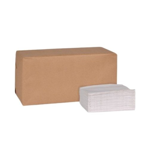 Tork 1 Ply White Fullfold Napkins for self-service dining
