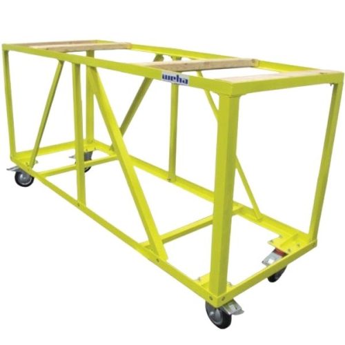 Weha 27 inch wood insert work table for stone fabrication
