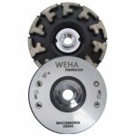 Weha Aggressor Cupwheel Coarse for stock removal and stone edge shaping