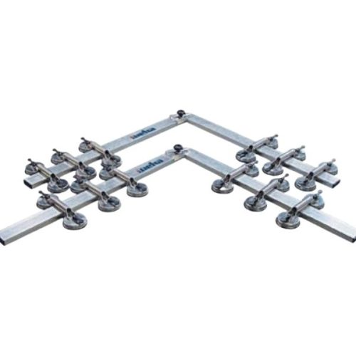 Weha angle suction cup with adjustable rail for angled positioning