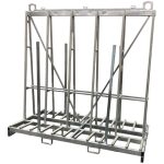 Weha extra tall double sided A-Frame cart for stone