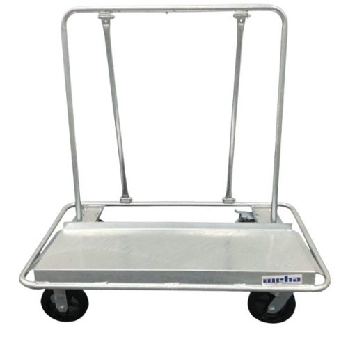 Weha welded galvanized granite shop cart