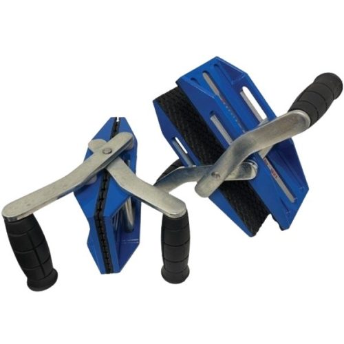 Weha Gecko double handle carry clamp with black rubber for sheet material