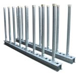 Weha Hippo slab bundle rack set for stone storage