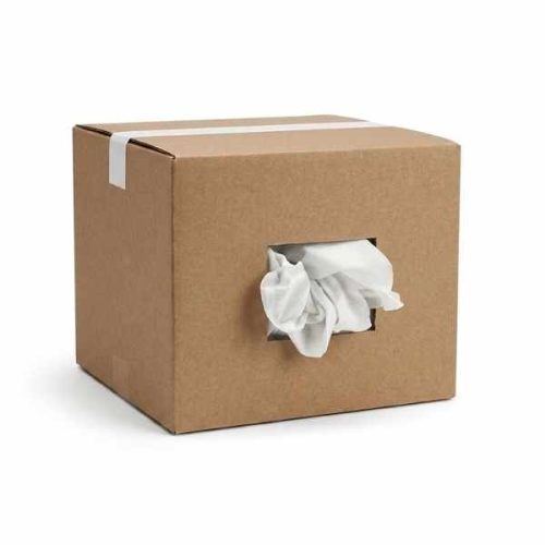 5LB white polo rag wiping cloths