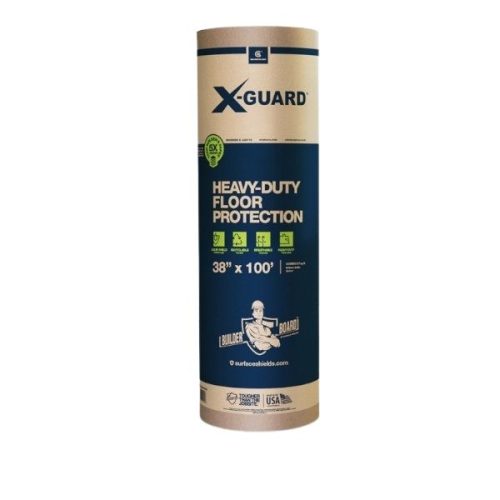 X-Guard 38 inch by 100 foot builder board for temporary floor protection