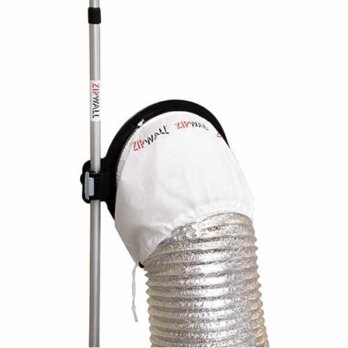 ZipWall Pass Through for duct hose access through containment barriers